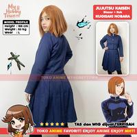 Gambar Kostum Cosplay Anime Jujutsu Kaisen Nobara Kugisaki Seragam Sekolah - L dari Toko Anime MyHobbyTown undefined 2 Tokopedia