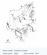 Gambar Oring Intake Dudukan Radiator 93210-22800 XMAX Old dari Restoration Parts undefined 2 Tokopedia