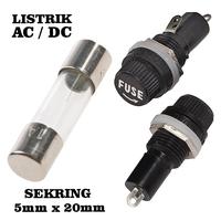Gambar Konektor Kabel Sikring Tabung 2cm Listrik ACDC Rumah Sekring Tube Fuse - Fuse Box DC dari Bela Buscent Online Shop undefined 1 Tokopedia