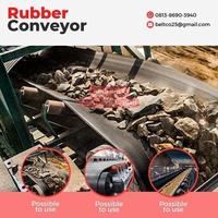 Gambar Rubber Conveyor Belt 100 cm x 3 Ply ( 7,5 mm ) Karet Conveyor Belt dari Abdi Belt Conveyor undefined 2 Tokopedia