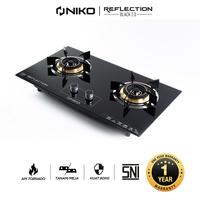 Gambar Kompor Gas 2 Tungku Kaca - Niko Reflection Black 2.0 dari Niko Indonesia undefined 4 Tokopedia