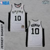 Gambar Baju Jersey Basket Classic NBA Dennis Rodman San Antonio Spurs Putih - S dari Jersey Basket Jakarta undefined 3 Tokopedia