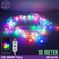 Gambar SMART LED SMD TWINKLE 10M 10METER WATERPROOF APPS CONTROLED USB dari SSlistrik undefined 3 Tokopedia