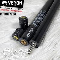 Gambar Venom Lucid Carbon LCB Black Cue Uniloc Low Deflection Stick Billiard dari Isak Billiards Surabaya undefined 4 Tokopedia