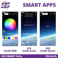 Gambar SMART LED SMD TWINKLE 10M 10METER WATERPROOF APPS CONTROLED USB dari SSlistrik undefined 5 Tokopedia
