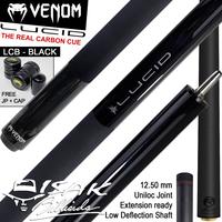 Gambar Venom Lucid Carbon LCB Black Cue Uniloc Low Deflection Stick Billiard dari Isak Billiards Surabaya undefined 1 Tokopedia