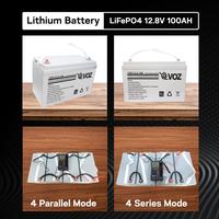 Gambar BATERAI LITHIUM LIFEPO4 100AH. Voz LiFePO4 12V 12.8V 100 Ah Bluetooth dari Power solution pws undefined 3 Tokopedia