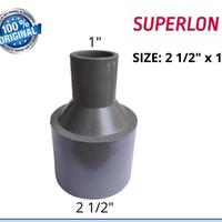 Gambar Reducer sok 2 1/2" x 1 inch Verlop Sock vlok shock overlop 2.5 x 1 dari nsabadi surabaya undefined 1 Tokopedia