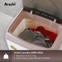 Gambar MESIN CUCI ARASHI PRIME AWM 452A 1 TABUNG 4,5 KG GARANSI 2 TAHUN!!! - TP BUBBLE dari mitraglosir.indo undefined 4 Tokopedia