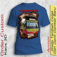 Gambar Kaos Bus Arimbi Ukuran Lengan Pendek Cetak Grafis - Hitam, Anak 8-9 thn dari TshitCustom undefined 2 Tokopedia
