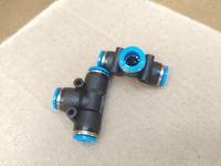 Gambar FESTO PUSH IN T-CONNECTOR ( QST FITTING TEE ) ORIGINAL - QST-06 dari globalhydropneumatic undefined 2 Tokopedia