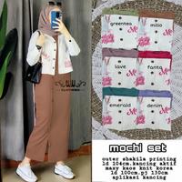 Gambar MOCHI SET JUMBO XXL BAJU SETELAN BAHAN KAOS KNIT KOREAN TERBARU - denim, XL dari Az.Zahra Muslim undefined 2 Tokopedia