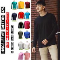 Gambar (GROSIR) KAOS POLOS LENGAN PANJANG COTTON 32S SIZE L XL XXL XXXL - Maroon, XXXL dari Rumah_Konveksi99 undefined 1 Tokopedia