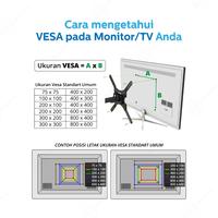 Gambar Vesa Mount Adapter Extention Universal Non Vesa Monitor Oximus EV03 dari Oximus Indonesia undefined 5 Tokopedia