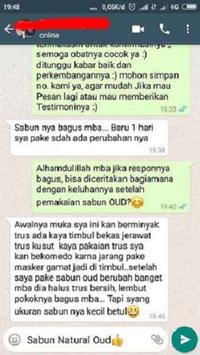 Gambar Sabun Wajah Menghilangkan Jerawat dan Bopeng - Natural Oud Herbal dari Reni Herbal undefined 2 Tokopedia