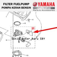 Gambar Filter Pompa Kran Bensin Fuel Pump New Aerox N Max Nmax Old Asli Yamaha Genuine Part dari Setia Motor Baru Cabang Surabaya undefined 4 Tokopedia