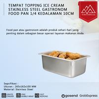 Gambar Gastronom Food Pan 1/4 Kedalaman 10cm Tempat Topping Ice Cream dari Toso Mart undefined 1 Tokopedia