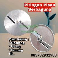 Gambar Piringan Pisau Mesin Rajang Singkong Pisang - Alat Pemotong Pengiris - Mata Pisau dari Hana 'Shop undefined 1 Tokopedia