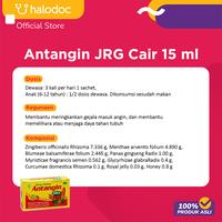 Gambar Antangin JRG Cair 15 ml 5 Sachet dari Halodoc Official Store undefined 2 Tokopedia