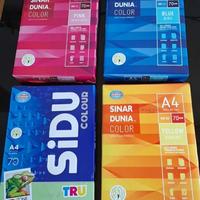Gambar Kertas HVS Warna A4 70gr SIDU (1 pak isi 100 lembar ) dari MENTARI 98 undefined 1 Tokopedia