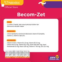 Gambar Becom-Zet 10 Kaplet dari Halodoc Official Store undefined 2 Tokopedia