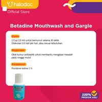 Gambar Betadine Mouthwash and Gargle 100 ml dari Halodoc Official Store undefined 2 Tokopedia