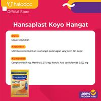 Gambar Hansaplast Koyo Hangat 10 Lembar dari Halodoc Official Store undefined 2 Tokopedia