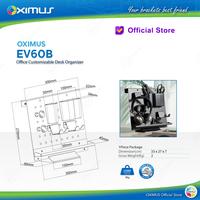 Gambar Pegboard Standing Meja DIY Organize Stationery Besi Kokoh OXIMUS EV60 dari Oximus Indonesia undefined 2 Tokopedia