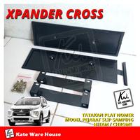 Gambar TATAKAN PLAT NOMER HITAM MODEL PEJABAT MOBIL MITSUBISHI XPANDER CROSS - Chrome dari The Car Shop undefined 1 Tokopedia