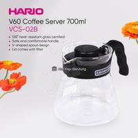 Gambar Hario Glass Coffee Server V60 02 700ml VCS-02B - Server Kopi Teh Kaca dari Alat Kopi Bandung undefined 1 Tokopedia