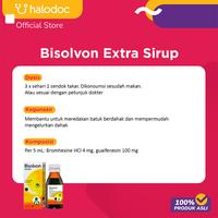 Gambar Bisolvon Extra Sirup 125 ml dari Halodoc Official Store undefined 2 Tokopedia