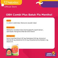 Gambar OBH Combi Plus Batuk Flu Menthol 60 ml dari Halodoc Official Store undefined 2 Tokopedia