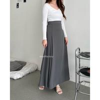 Gambar Bailey Skirt 8862 - Polyester Skirt Anti Kusut - Korean Loose Skirt - Khaki dari Dee Stuff. undefined 3 Tokopedia