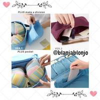 Gambar Tas Pouch Travel Organizer Penyimpanan Underwear / Kosmetik dari blanjablonjo undefined 3 Tokopedia