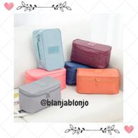 Gambar Tas Pouch Travel Organizer Penyimpanan Underwear / Kosmetik dari blanjablonjo undefined 5 Tokopedia