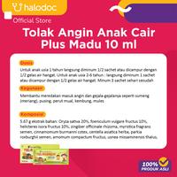 Gambar Tolak Angin Anak Cair Plus Madu 10 ml 5 Sachet dari Halodoc Official Store undefined 2 Tokopedia