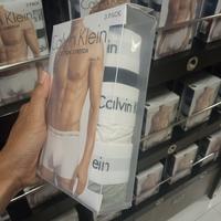 Gambar UNDERWEAR PRIA BOXER CALVIN KLEIN ORIGINAL- COTTON STRETCH 3 PACK - mix, S dari Surf Original Store undefined 2 Tokopedia