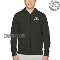 Gambar Jaket Hoodie Zipper Pria Otomotif Fashion Scania - Abu-abu, M dari Davin Apparels undefined 1 Tokopedia