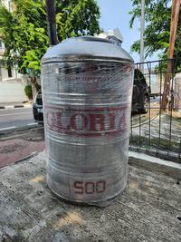 Gambar Toren Tangki Air Stainless Stell Gloria G500 Datar 500L Tebal 0.5mm dari SinarBaruKetapang undefined 2 Tokopedia