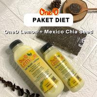 Gambar Paket Diet Sari Lemon Dan Black Chia Seed Mexico Organik Premium - 500ML+100GR dari OneD Store ID undefined 1 Tokopedia
