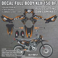 Gambar Decal Full Body KLX 150 BF - Merah dari BBS mx shop undefined 4 Tokopedia