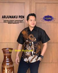 Gambar KEMEJA BATIK SOLO WAYANG ARJUNA BATIK PRIA SIZE M L XL XXL - 1b, M dari Batik Mahesty undefined 2 Tokopedia