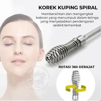 Gambar Pembersih Telinga 5 in 1 Stainless Korek Kuping Set Cotton Bud EarPick dari DISTRIBUTHOR undefined 4 Tokopedia