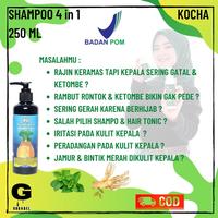 Gambar Shampo Obat Anti Ketombe Berkerak Rambut Anti Rontok Parah Kocha BPOM - Biru 4 in 1 dari Gobabel undefined 3 Tokopedia