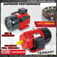 Gambar Dinamo Electro Motor 1 HP PK FULL TEMBAGA 1 Phase 2 & 4 P TERBAIK ORI - 1400 Rpm 4 Pole dari Glodok Diesel undefined 3 Tokopedia
