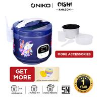 Gambar NIKO Rice Cooker [1.8 Liter BONUS] - Biru dari Niko Indonesia undefined 1 Tokopedia