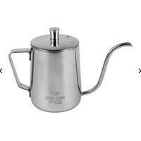 Gambar Teko Kopi Leher Angsa V60 350 ml/ Kettle Gooseneck Drip Coffee V60 - SILVER TUTUP dari Grande Coffee ID undefined 4 Tokopedia