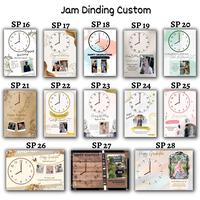 Gambar Jam Dinding Foto Custom Ukuran 20x30 ( Hadiah Wisuda Graduation Birthd - SP 25 dari Sayuha Store undefined 4 Tokopedia