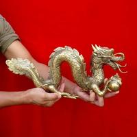 Gambar Patung Naga Kuningan 40cm Antik 000119 dari Estu Nuansa Gallery undefined 1 Tokopedia