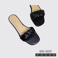 Gambar Sandal Kupang Kulit Asli - Big Size 41 42 43 44 45 - Sandal Wanita - Beige, 43 dari Toko Va Big Size undefined 4 Tokopedia